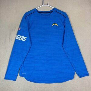 Los Angeles Chargers Nike Shirt Mens L Blue NFL Football Dri-FIT 838533-481 EUC